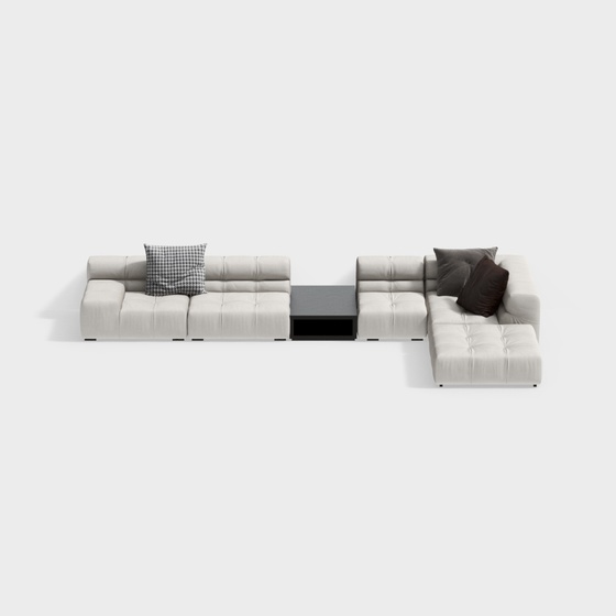 Modern L Shaped Corner Sofa
