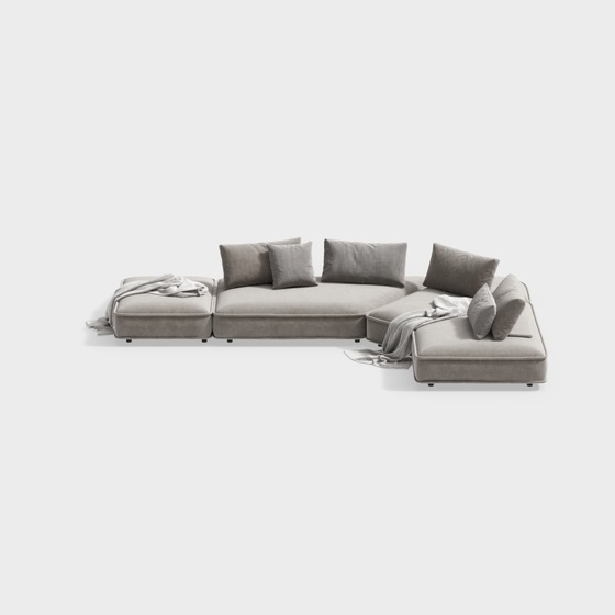 Modern L Shaped Corner Sofa