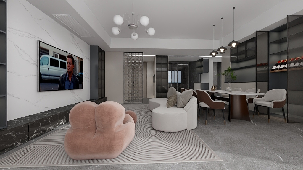 骁骁龍-春晓3-801-装修设计方案