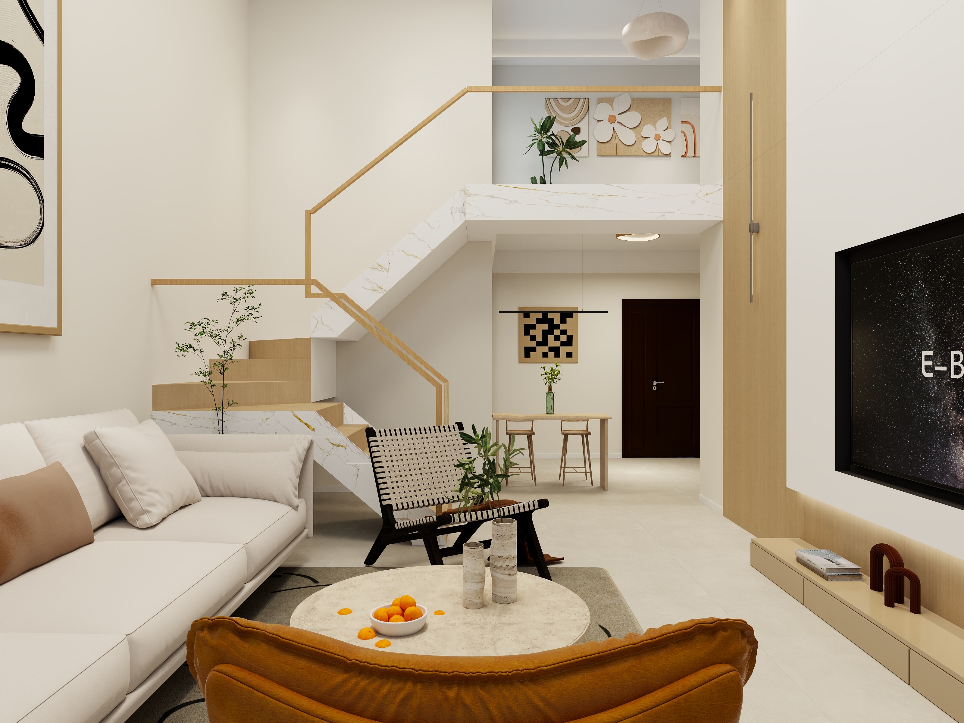 小白爱设计520-现代简约125㎡2室-装修设计方案