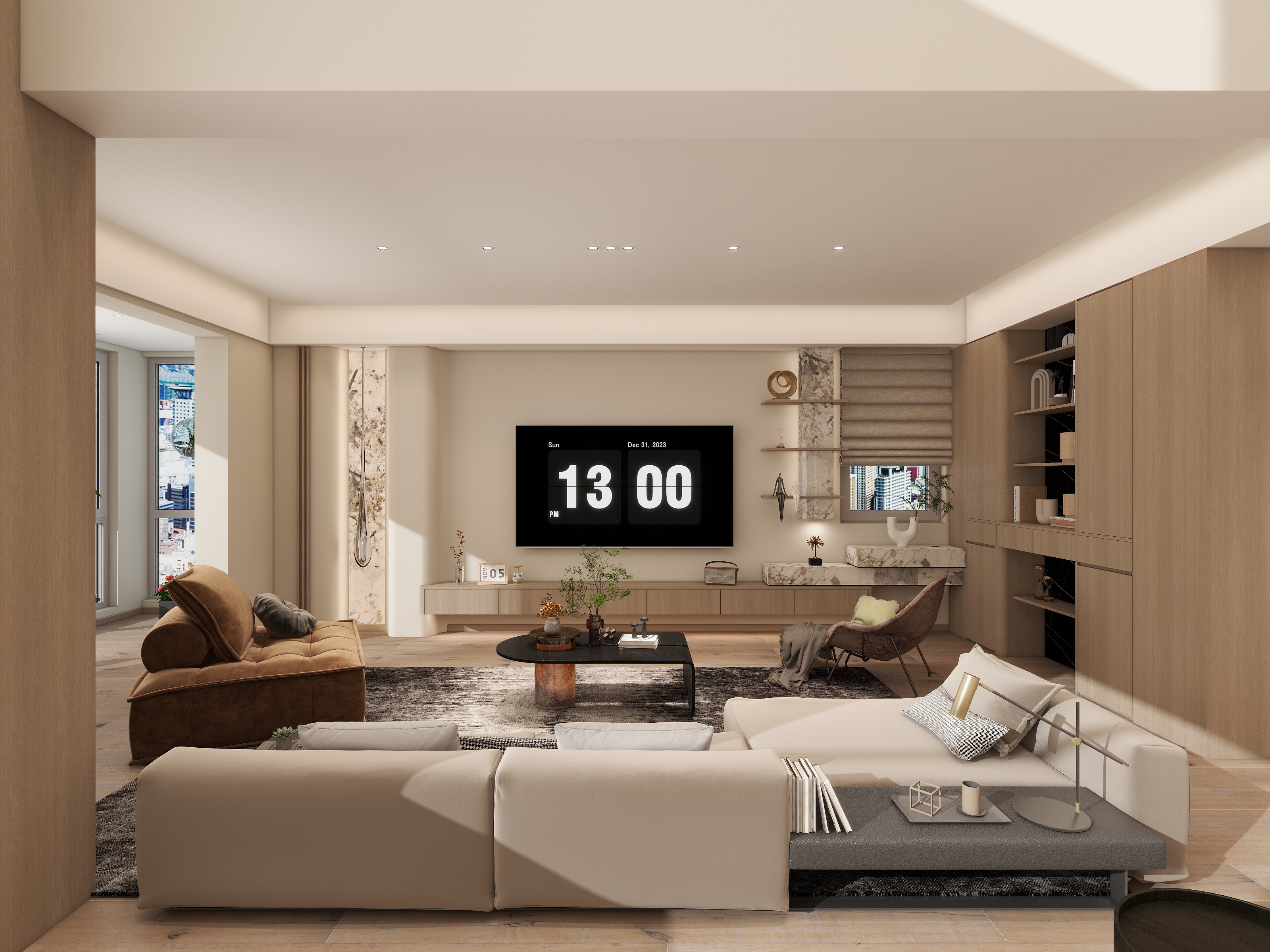 Ansel軒-《核桃》现代简约设计方案-锦园新世纪老房翻新-装修设计方案