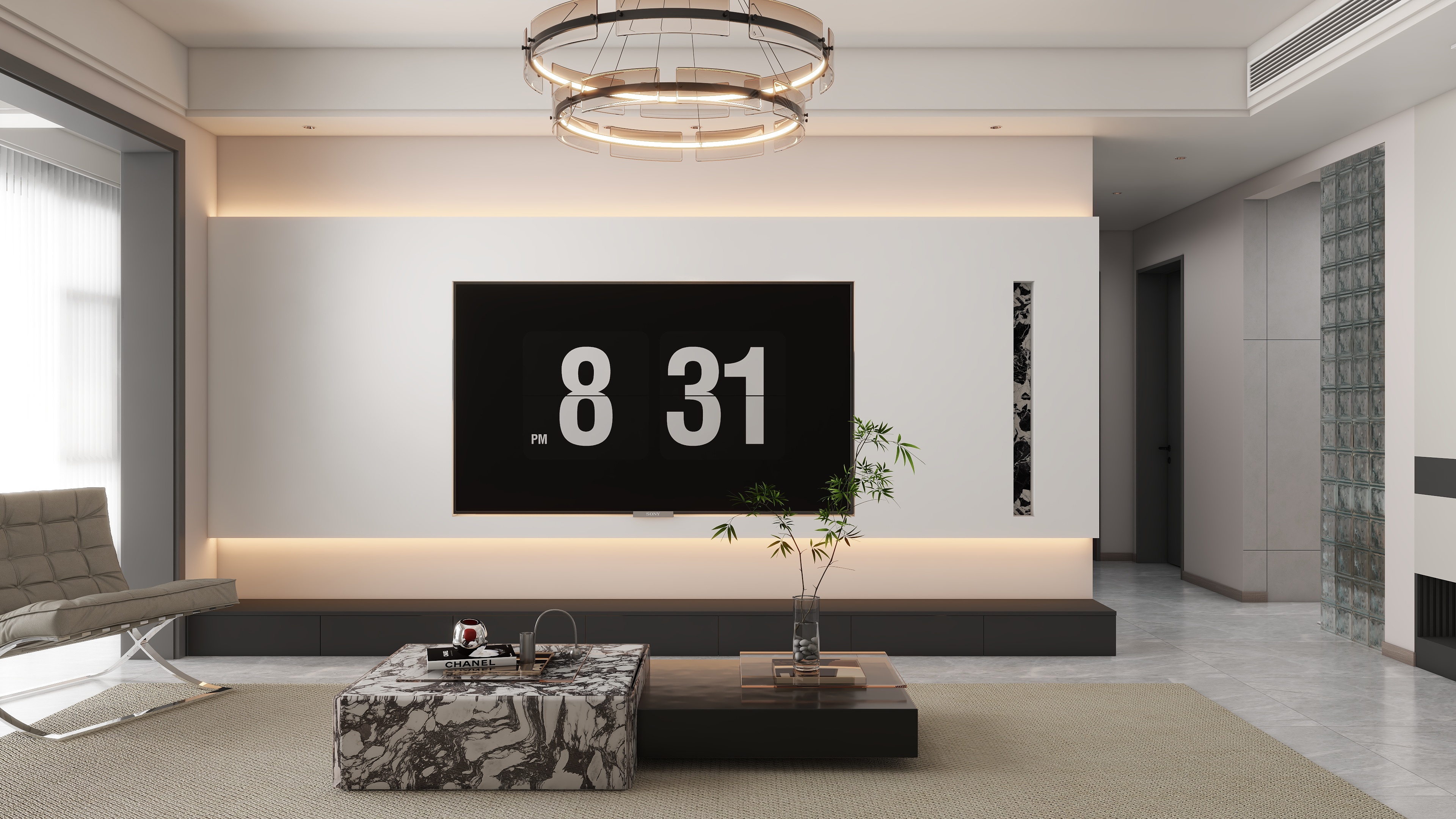 流年设计-效果图代画-现代简约161㎡3室-装修设计方案