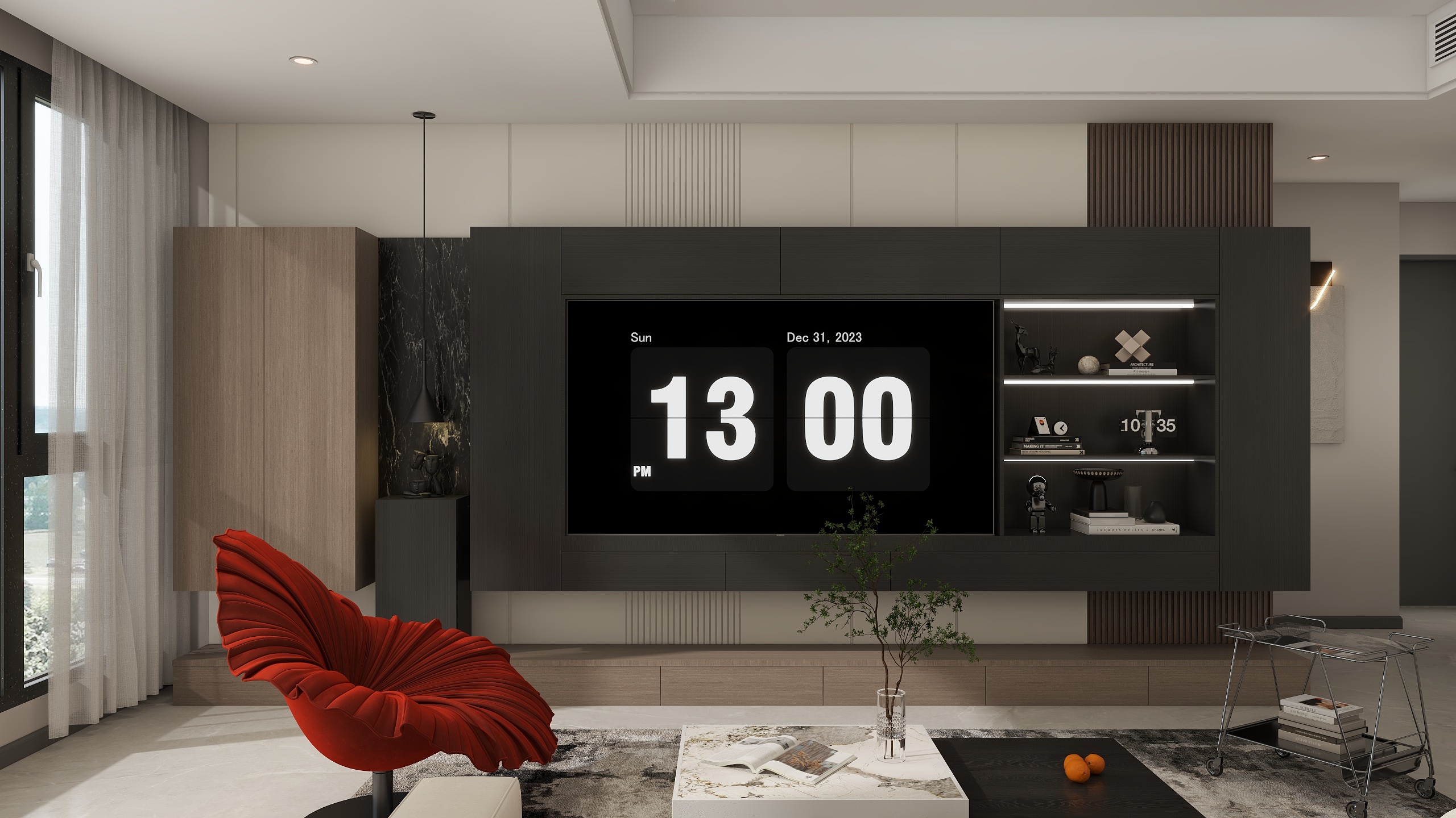 XCB设计-御溪湖畔 唐哥-黑白灰-装修设计方案