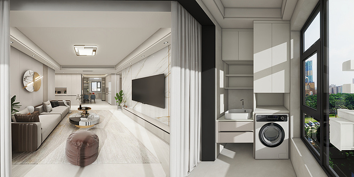 装修设计@LU-诚园8-1-401修改方案-装修设计方案