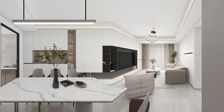 万花谷在逃设计师-新外滩2-装修设计方案