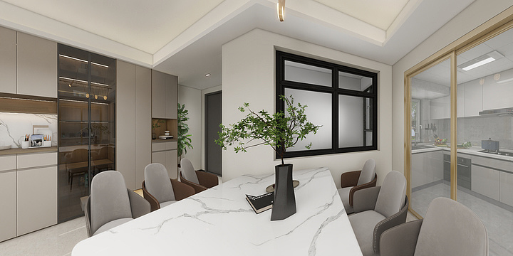 室内设计-杨上亿-龙光玖榕湾2栋304房-装修设计方案