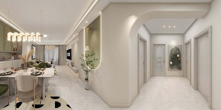 设计小魏118-华启公园壹号-装修设计方案