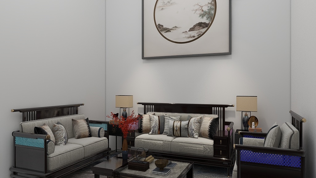 秋好运-酒店大堂-装修设计方案