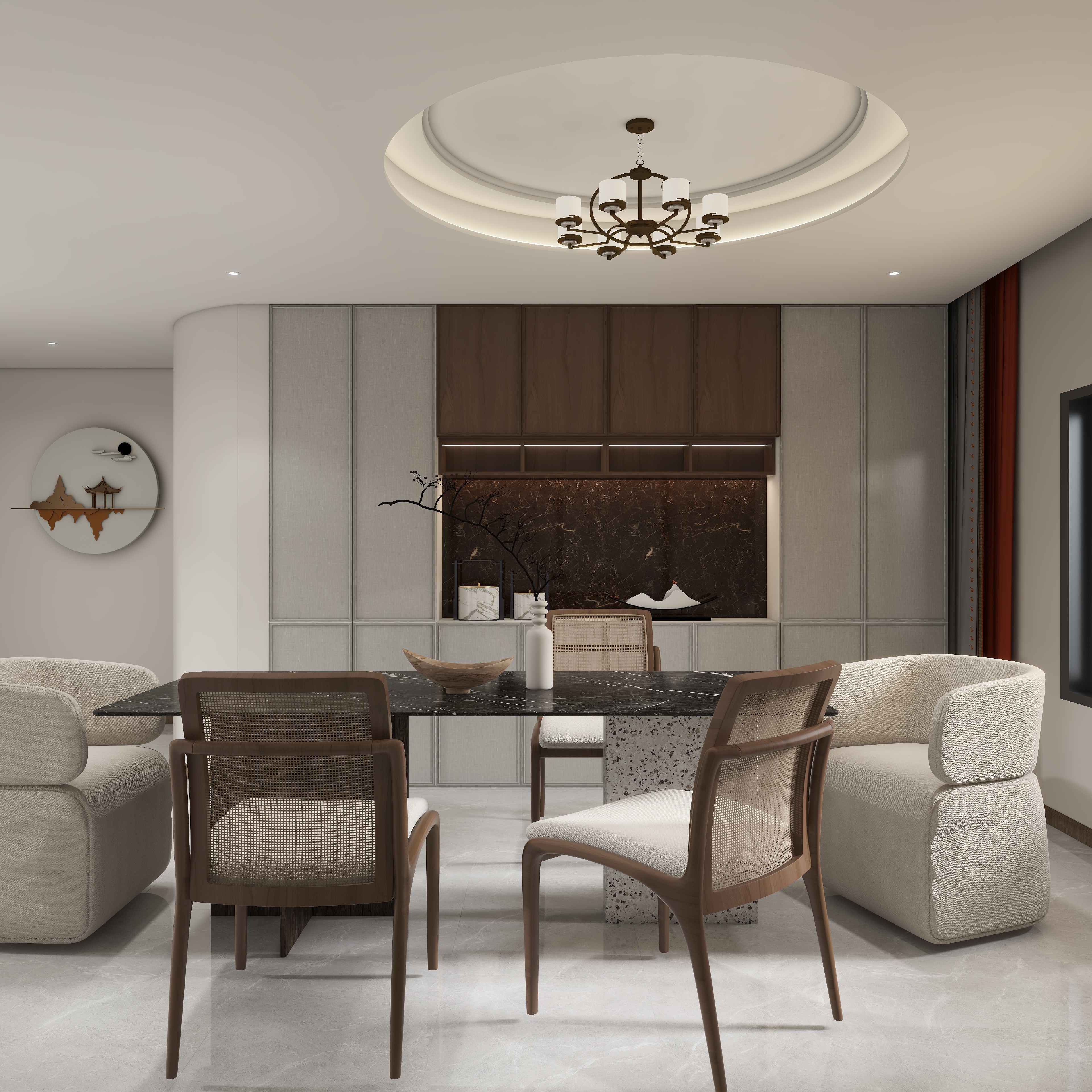 张星-新中式简约-装修设计方案