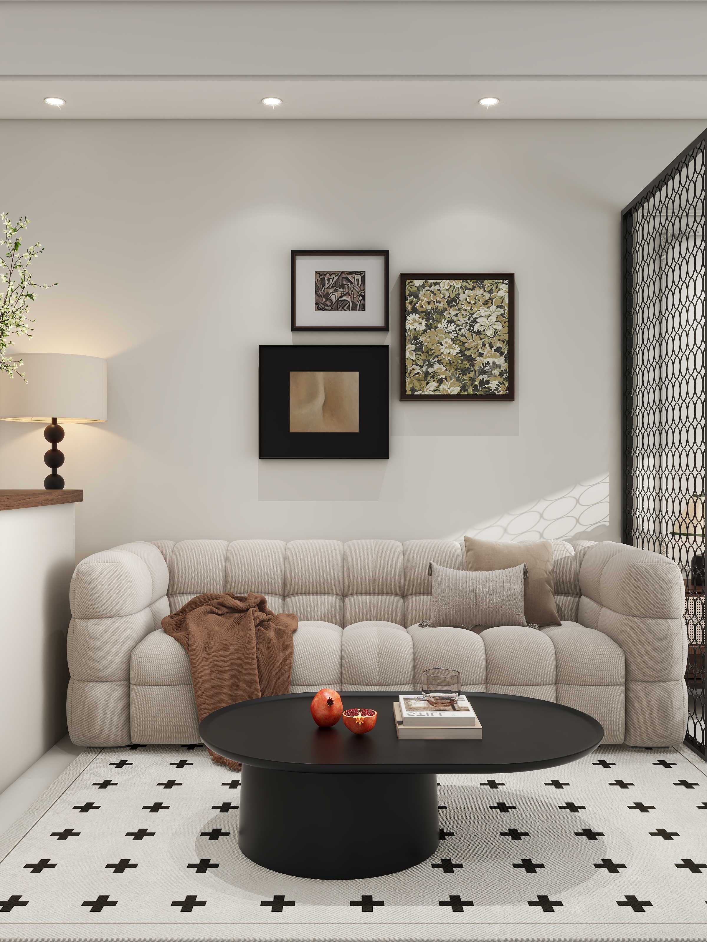 观山设计Amy-中建天府公馆港式36㎡-装修设计方案