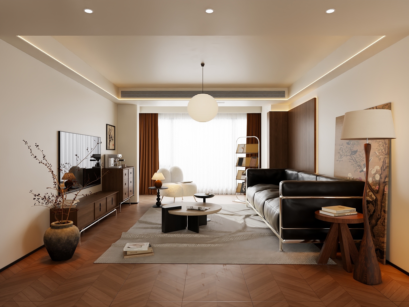 斎丨私人高端设计-中古风-装修设计方案