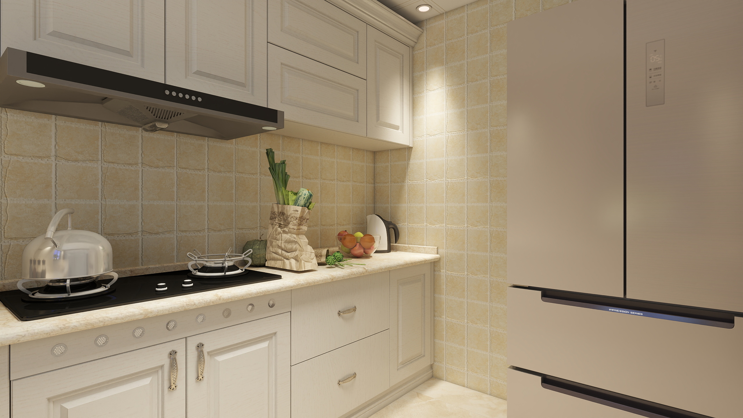 辞守序-160㎡4室简欧装修效果图