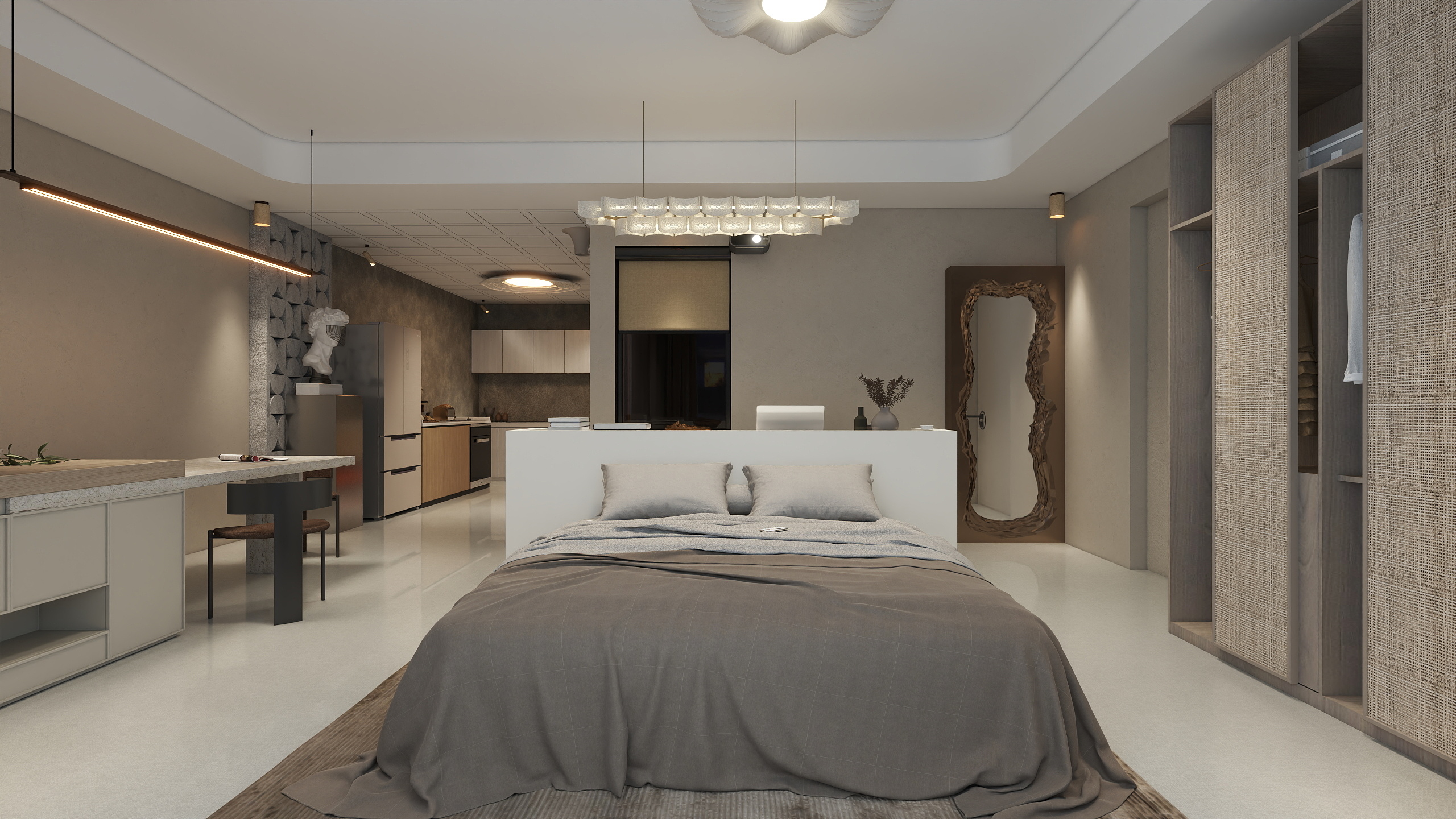 辞守序-双层诧寂风名宿-装修设计方案