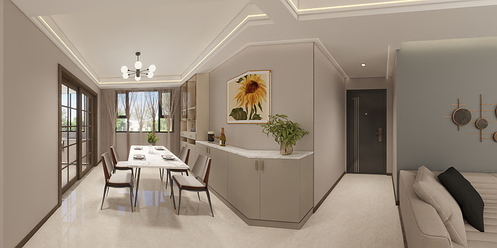 万健hViN-7#1-401现代简约-装修设计方案