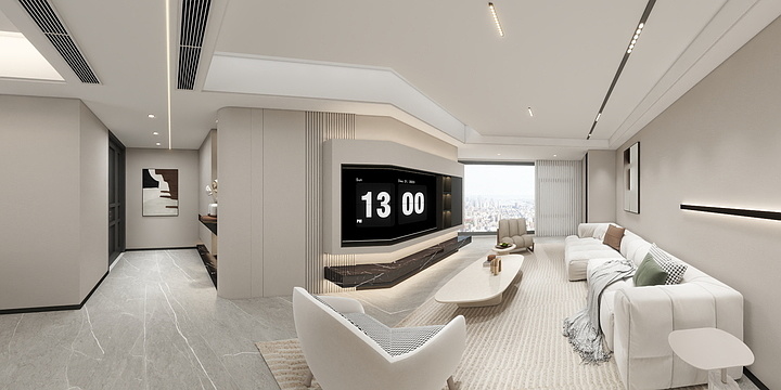 Cry丶微笑-珑璟云庭-装修设计方案