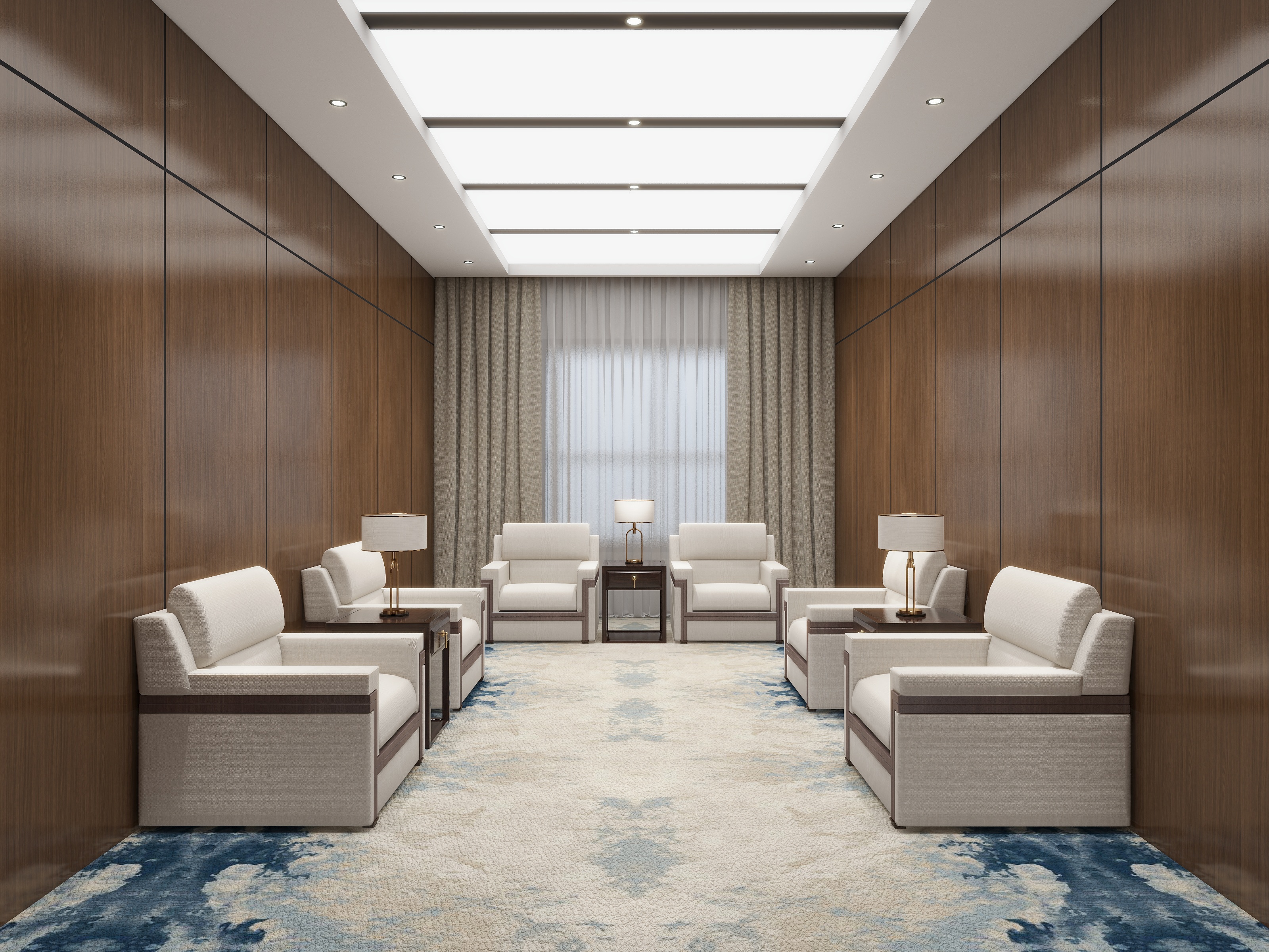 江苏小顾-接待室-装修设计方案