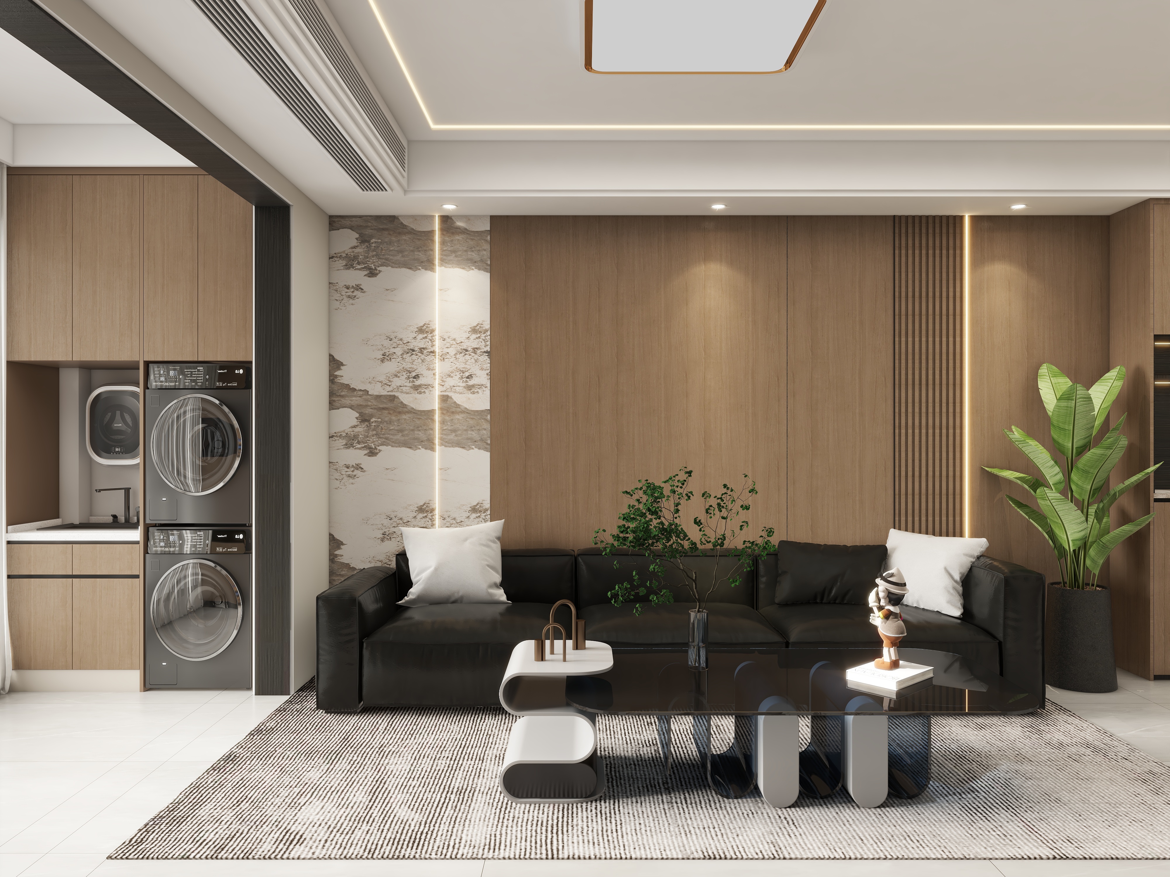 壹诺设计工作室-意式简约装修效果图