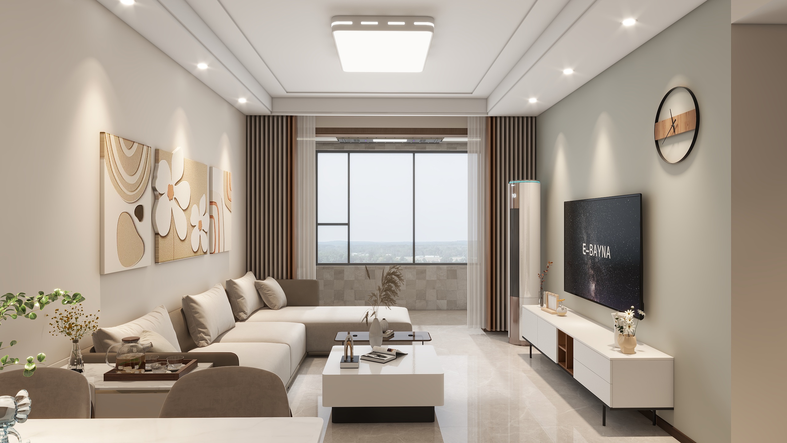 SAINT丶浩-88平两居-装修设计方案