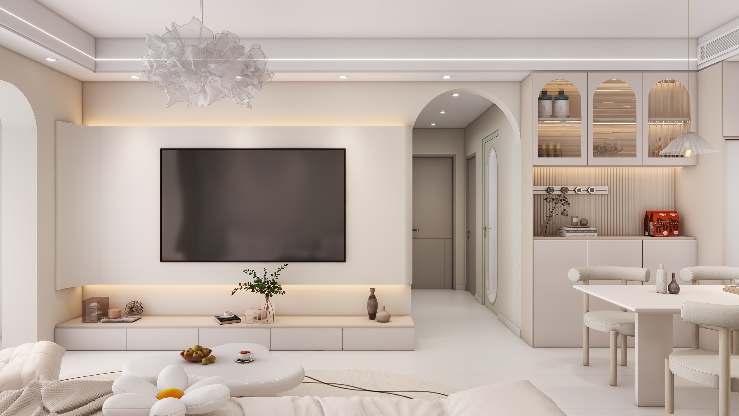 猫星星-《温馨奶油》-华侨城红坊-装修设计方案