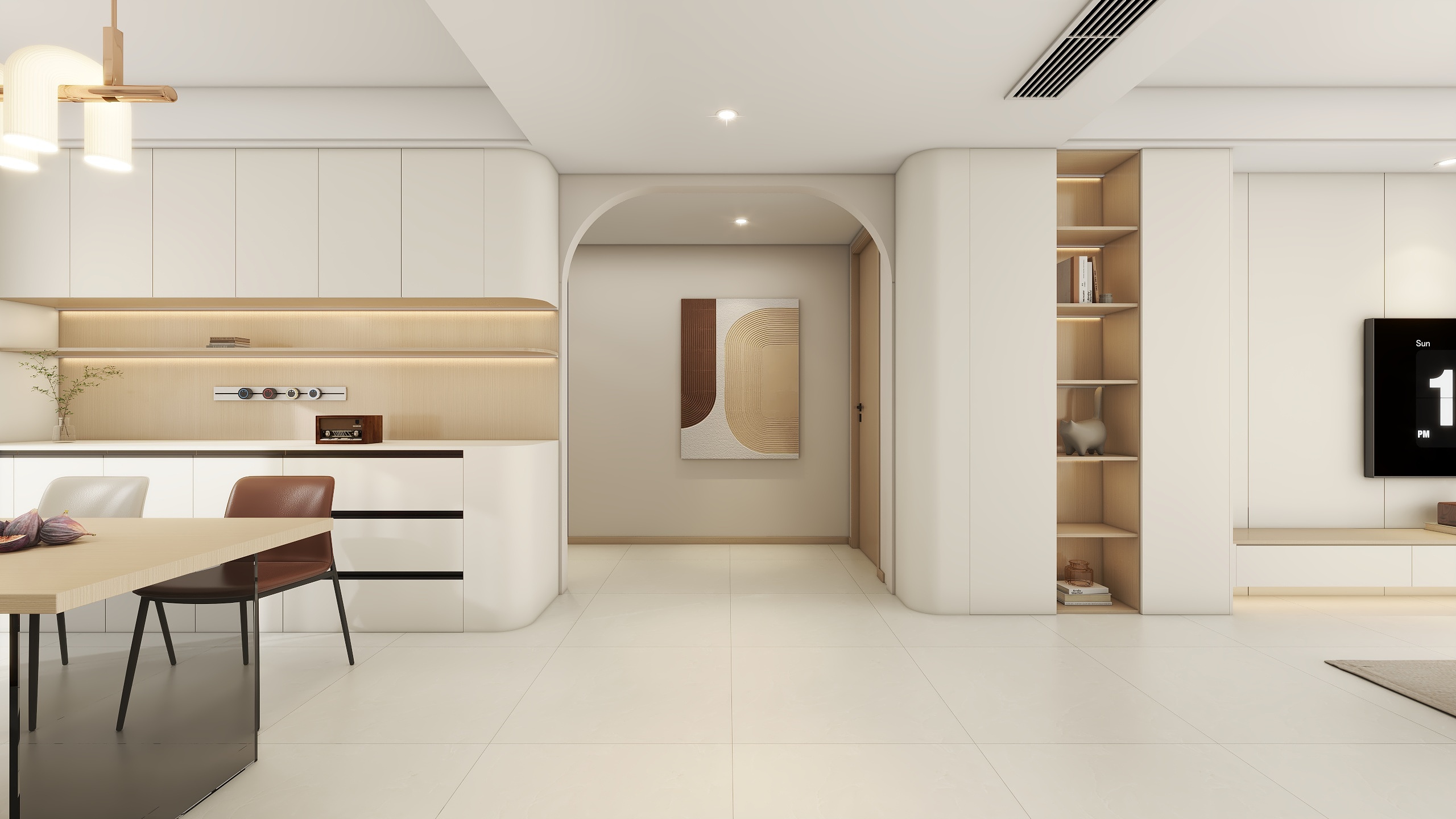 伊川安家装饰-富地尚品138㎡3室-装修设计方案