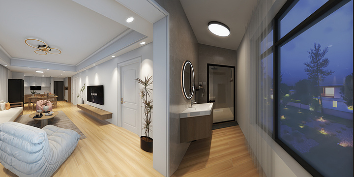 卍邦美装饰卍-一中旁房产  杏哥-装修设计方案