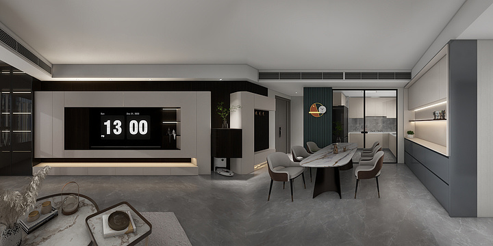 序构美学-C户型西户-装修设计方案