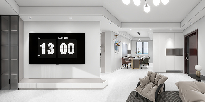 盛木装饰丨Song-龙门一品130tu-装修设计方案