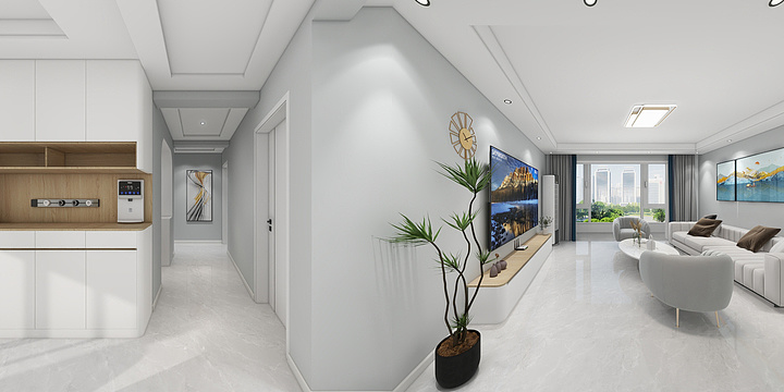 北京-辰丰设计-全案整装-1  辰丰装饰-心脑家属楼-吊顶-装修设计方案