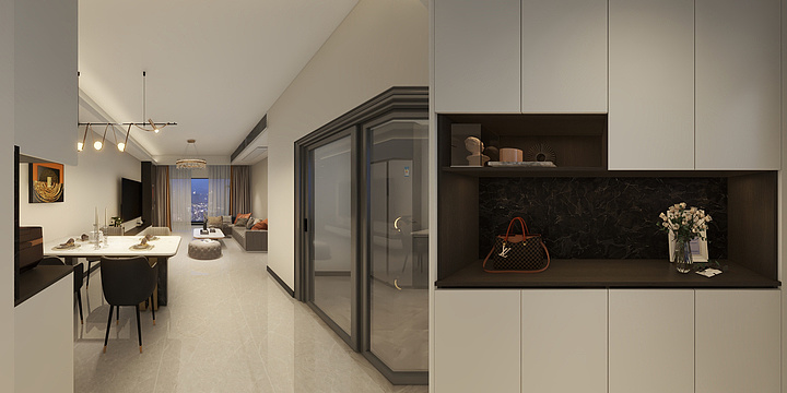 ZBOM-高端定制-泓辰-笪先生华润仁恒公园四季2-1404-装修设计方案