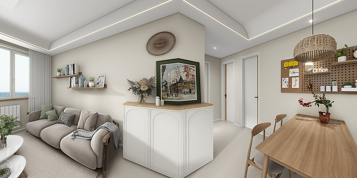 执行Max-北欧2居室-装修设计方案