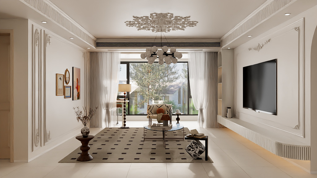 慕夜笙-法式奶油-装修设计方案