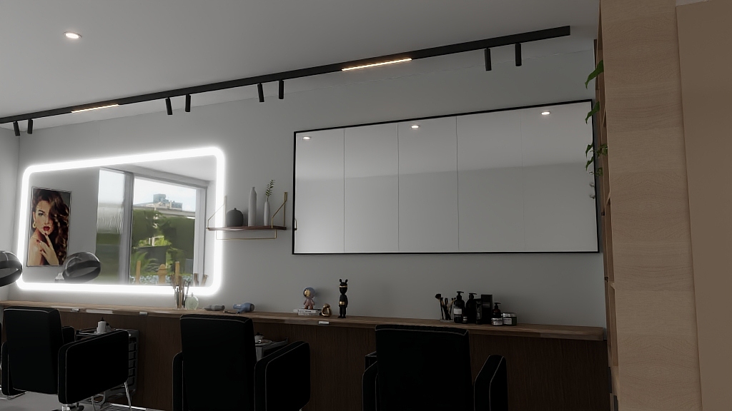 溜糖天-理发店-装修设计方案