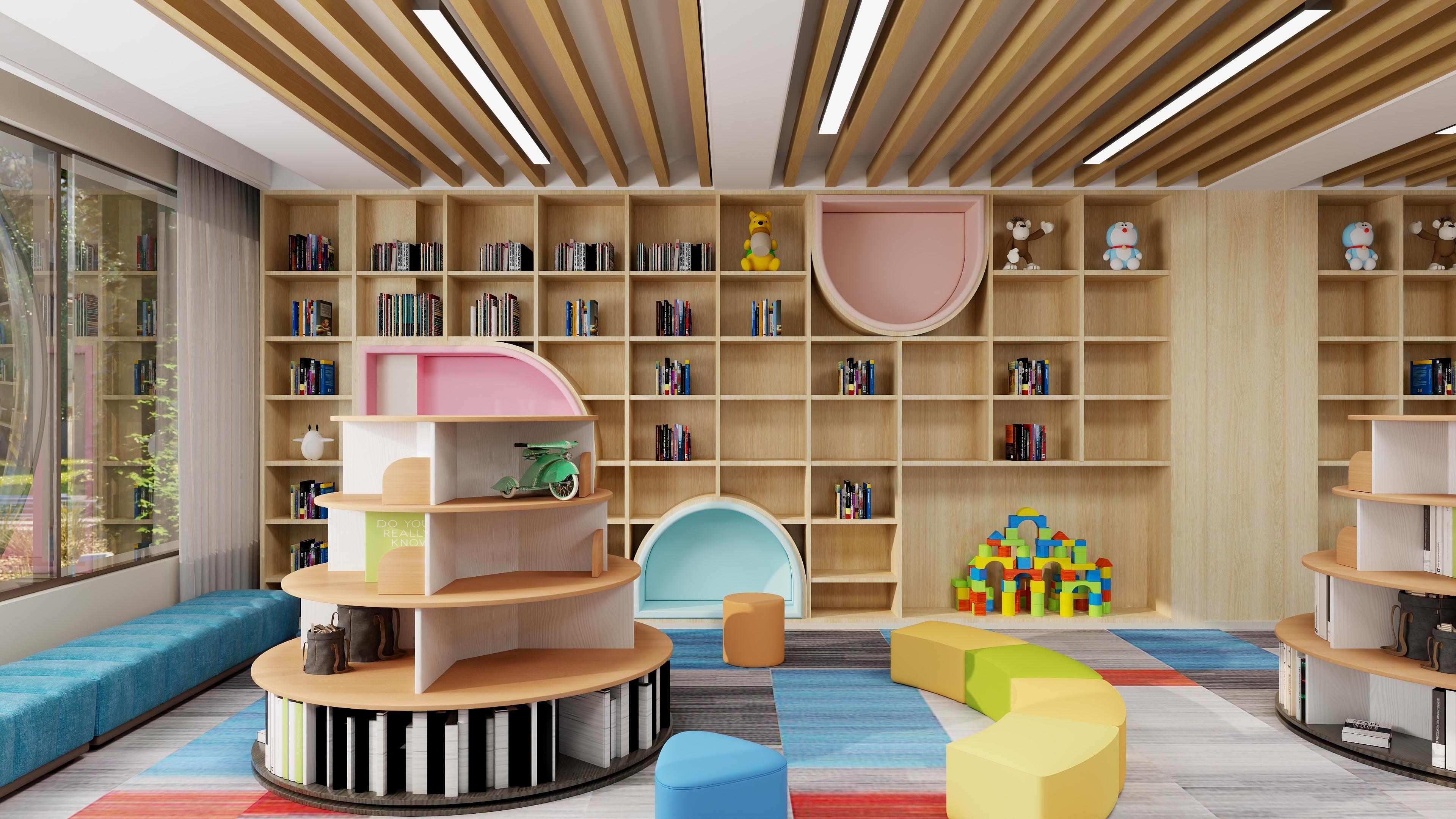 艺雅丽-读书室装修效果图