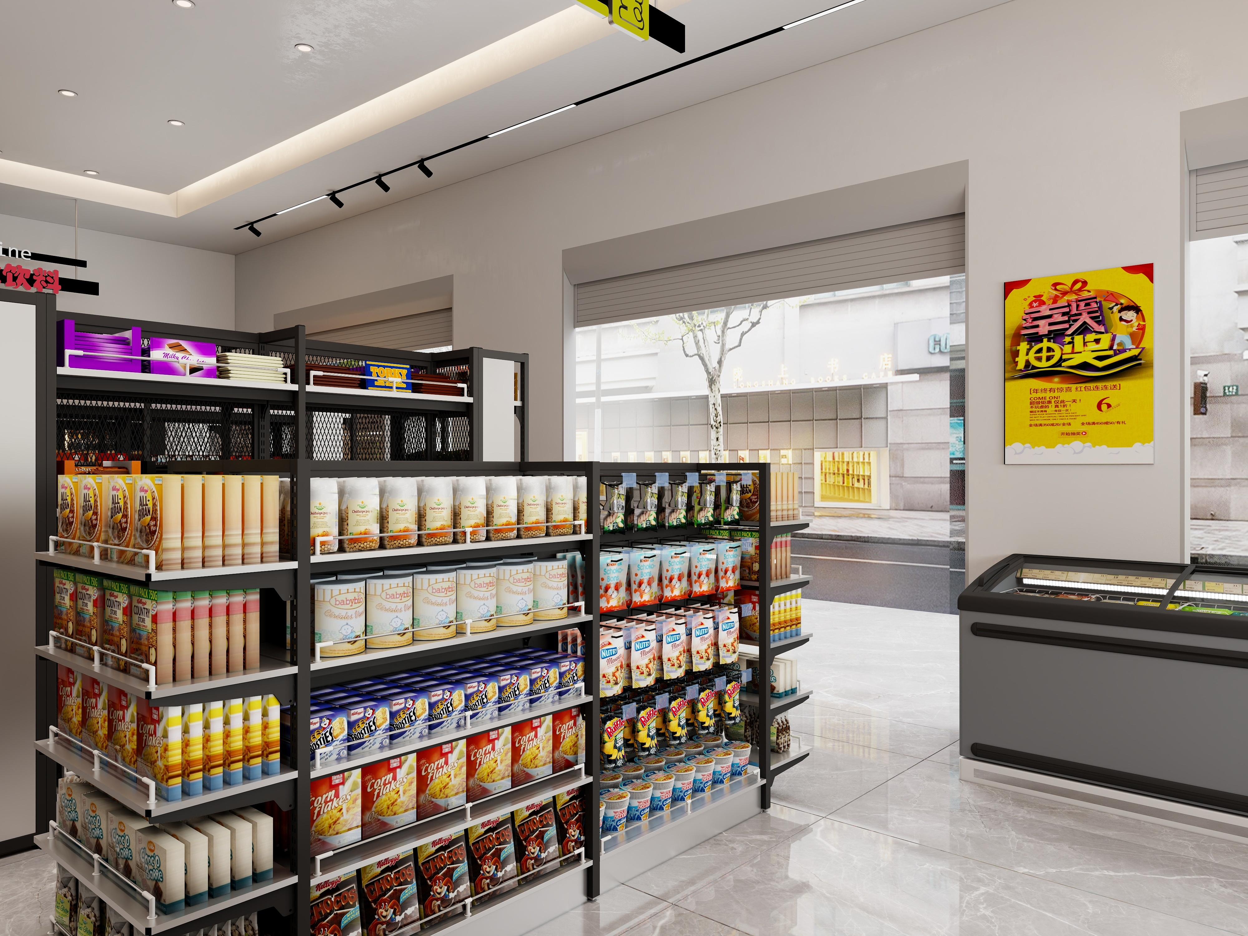 南天门老师-超市平面图户型2-装修设计方案