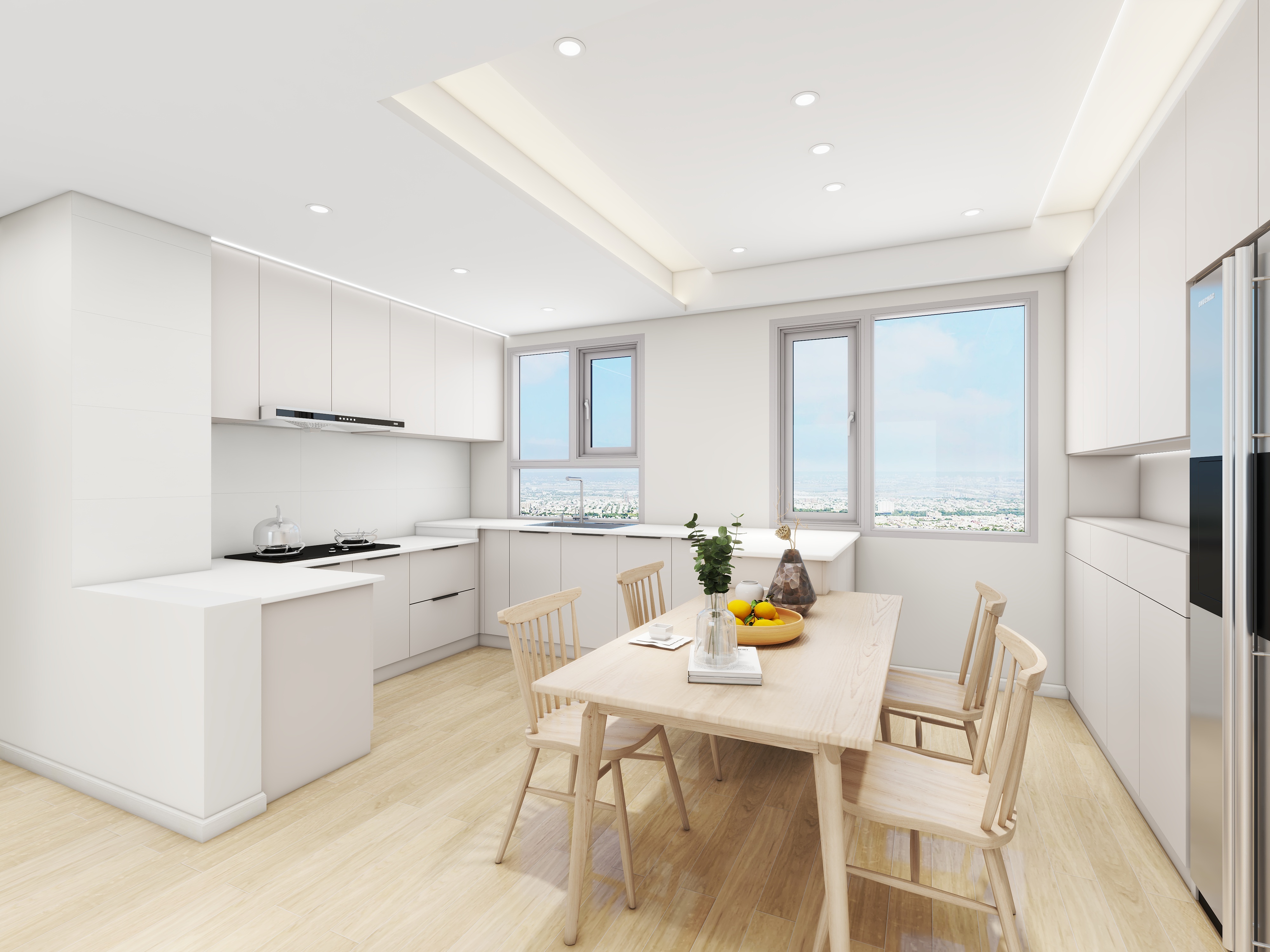 车春鹏-鼎唐全案设计-秦皇原墅奶油风-装修设计方案