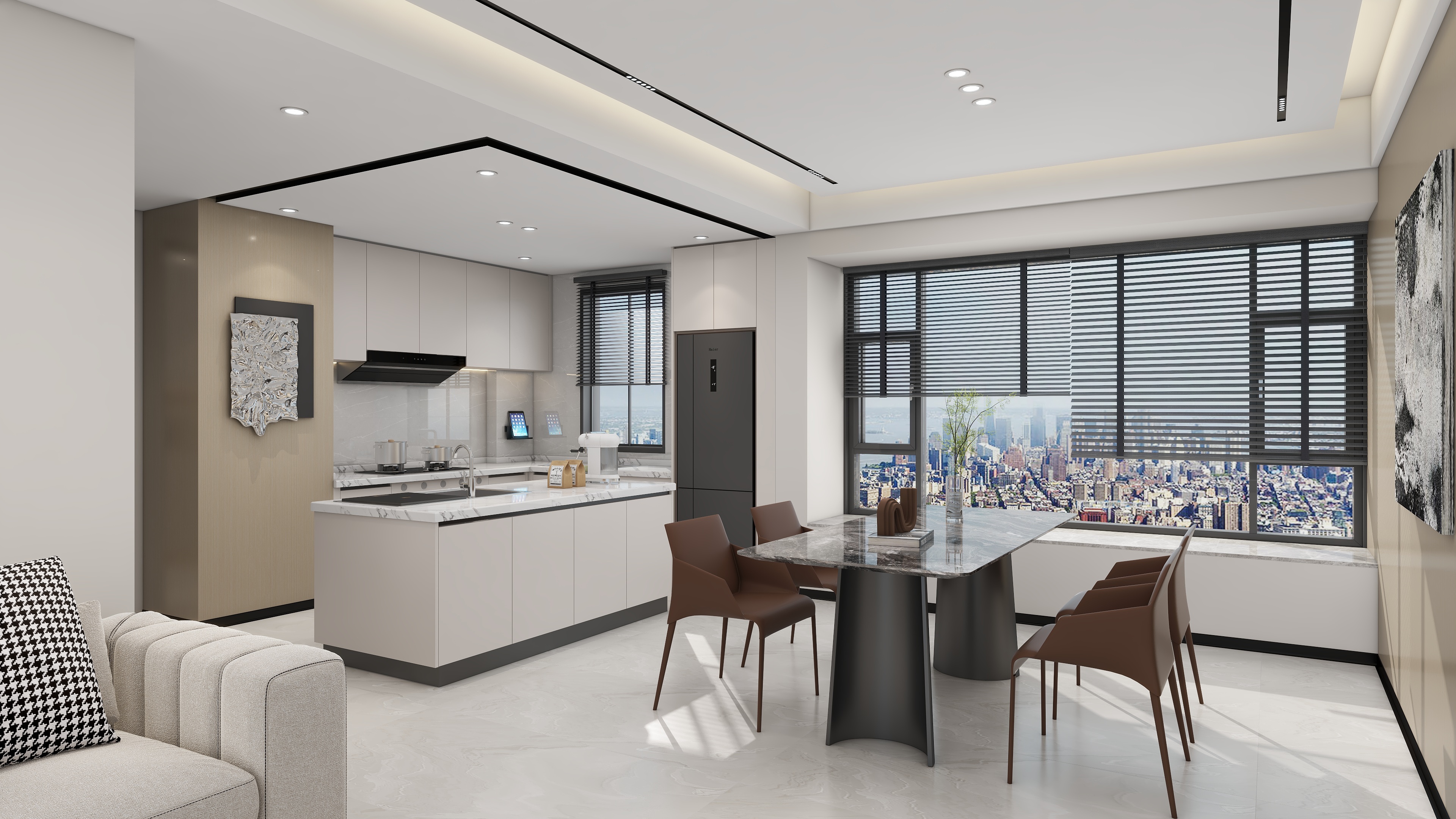 K-HX-【现代简约】-132㎡户型-保利罗兰国际-装修设计方案