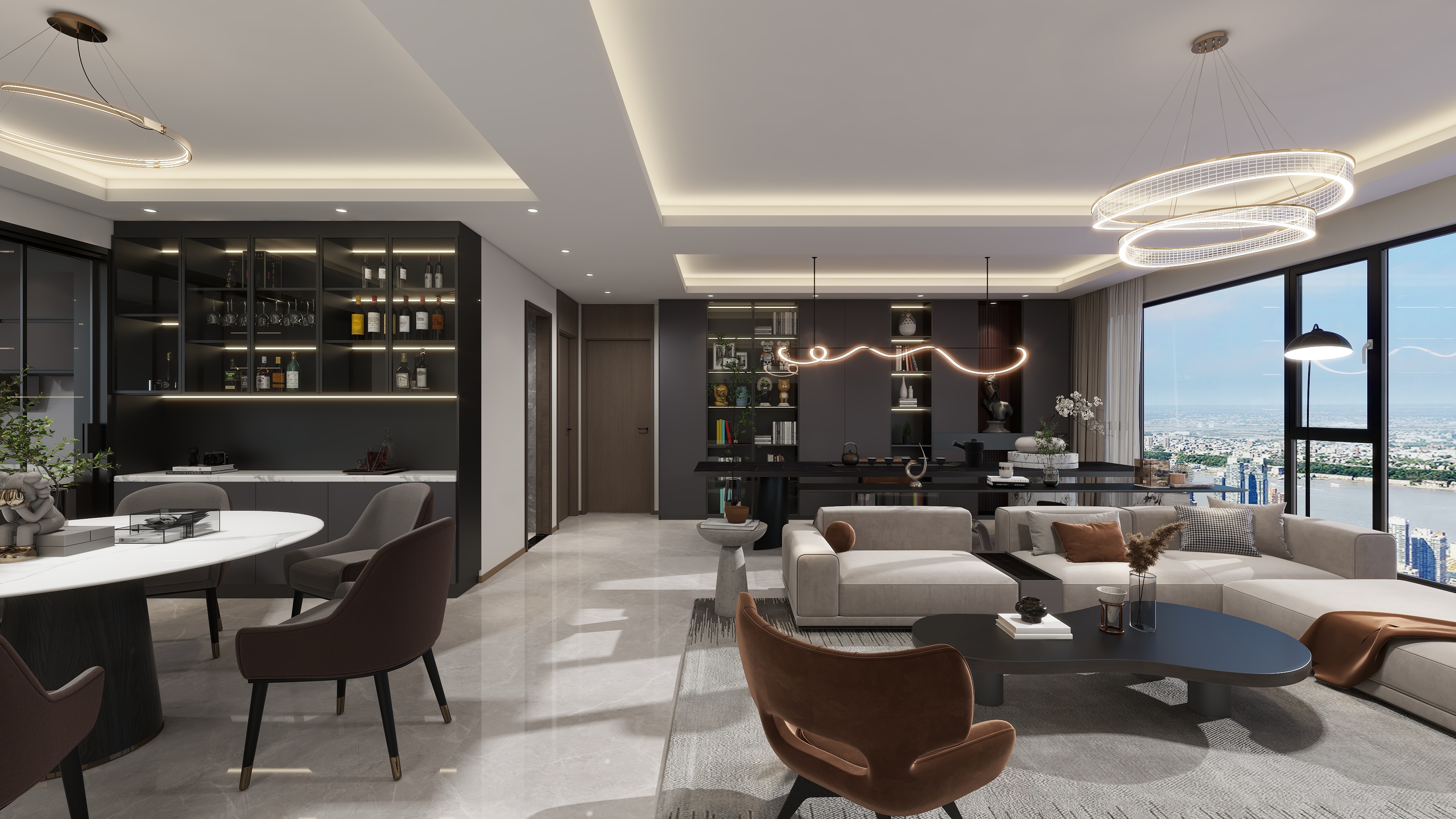 HT设计HT-金地江山风华245平-装修设计方案