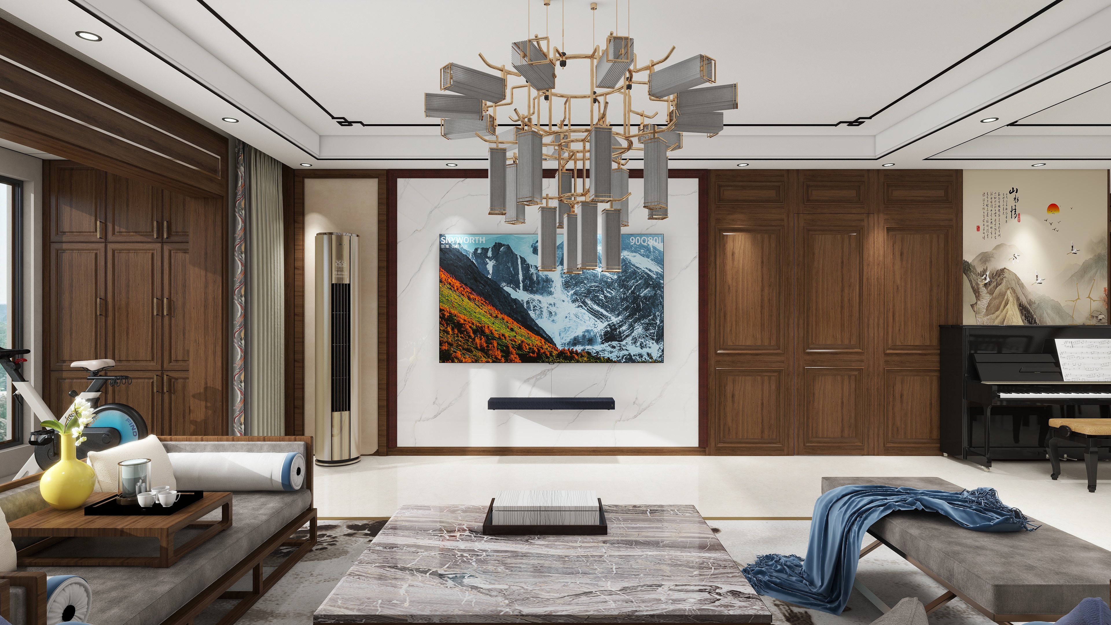 无题2020-中环名邸小区195㎡4室-装修设计方案