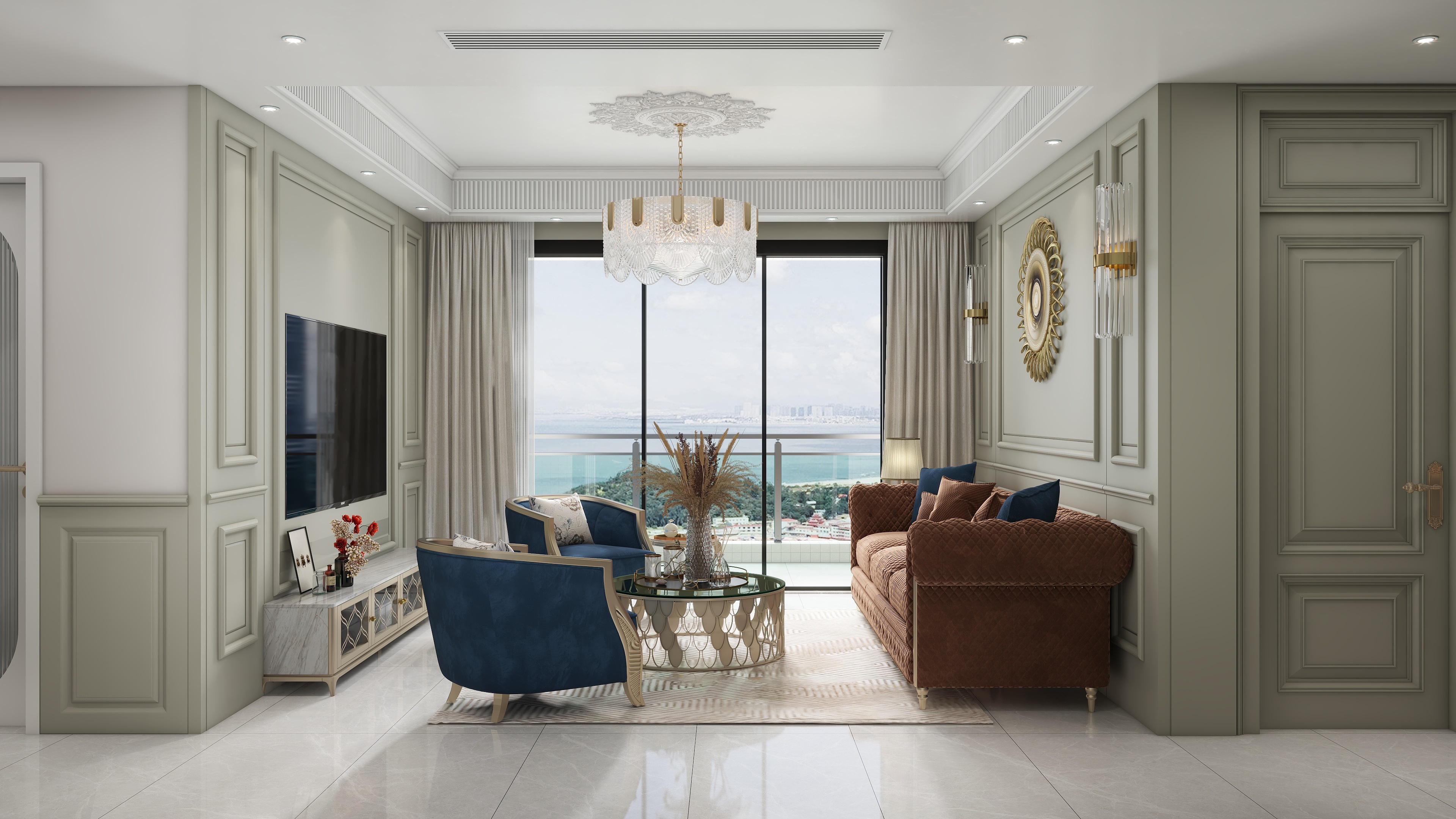 梅俊鸿52-常一局轻奢美式-装修设计方案