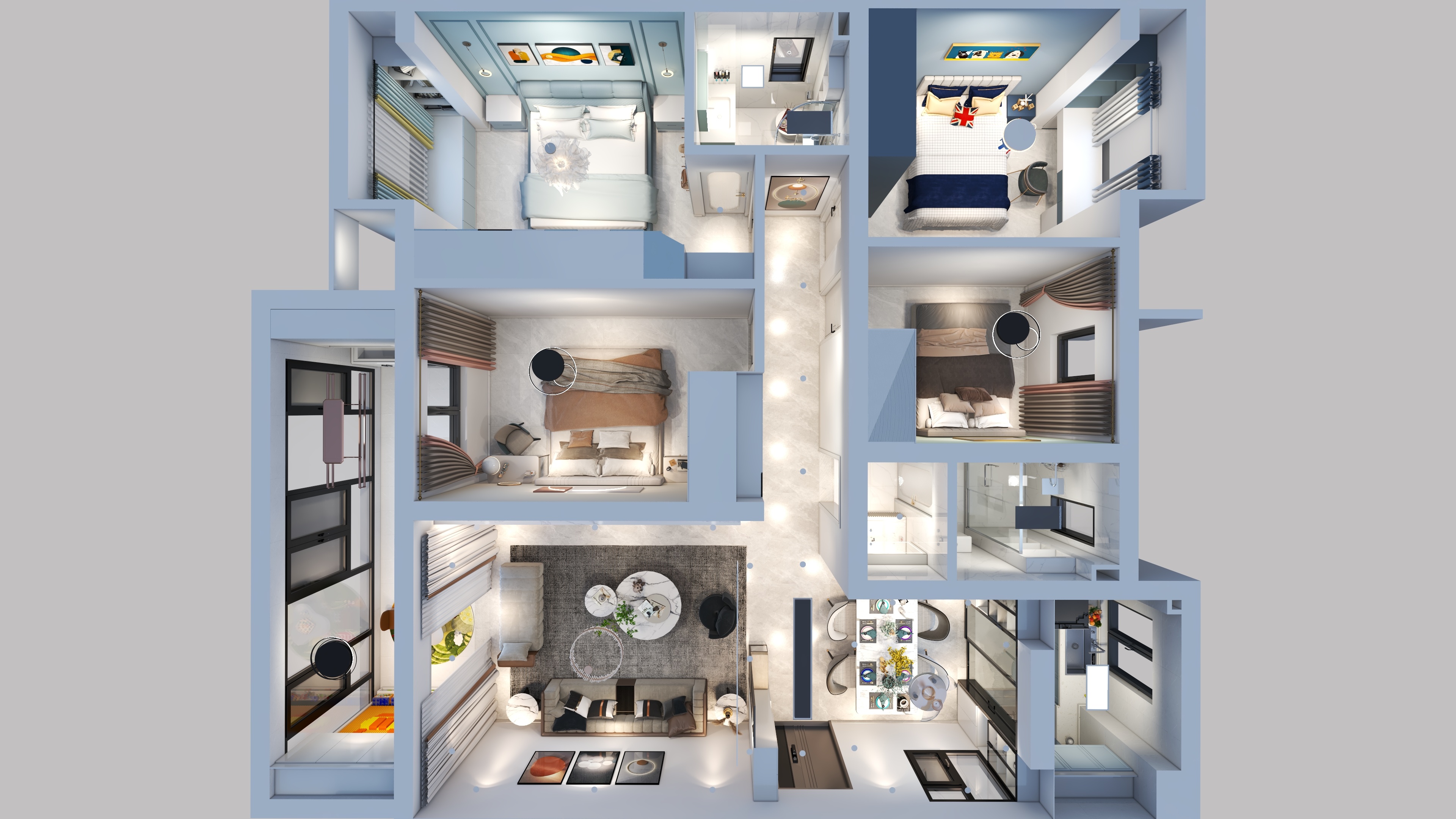 点奕空间-香山院6-1204-装修设计方案