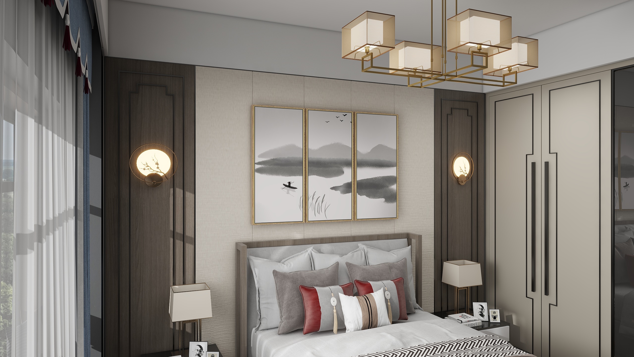 chen心陈yitoo-泉舜泉水湾81㎡2室装修效果图