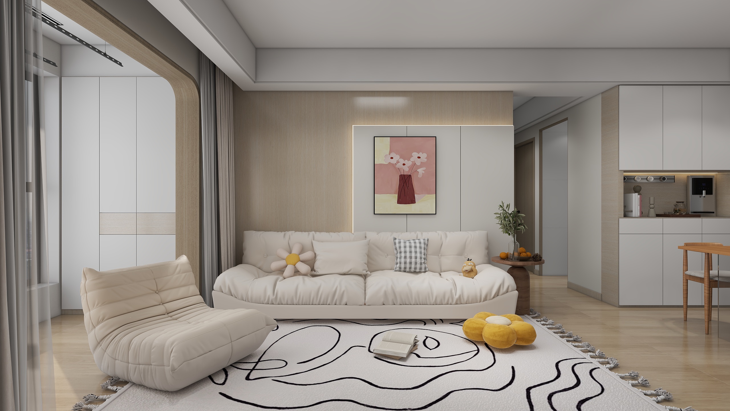 温州明越装饰工程公司-天禧广场现代原木-装修设计方案