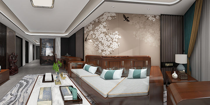 罗运双设计师m-赵先生效果图（北京）-装修设计方案