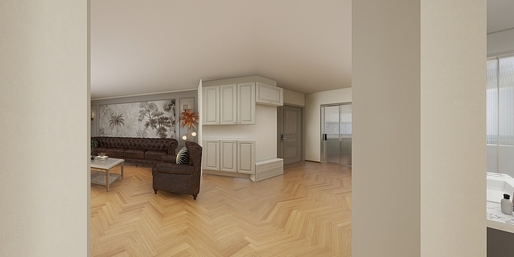 艾尼外尔-阿克苏 美式风格-装修设计方案