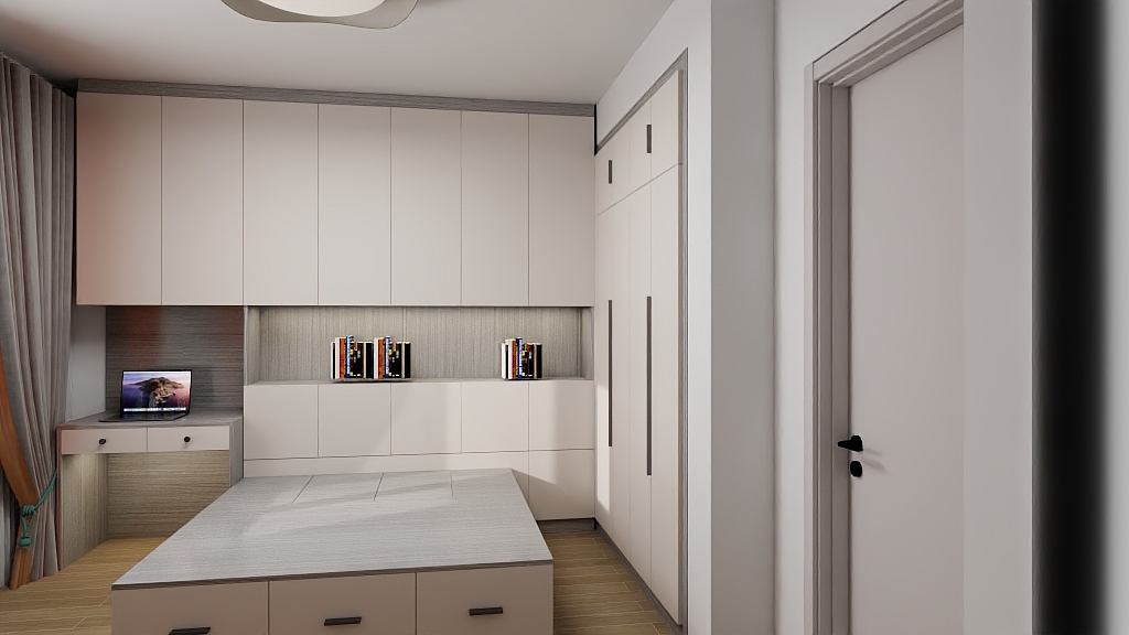 欧邦橱饰设计总监-动物园卧室-装修设计方案