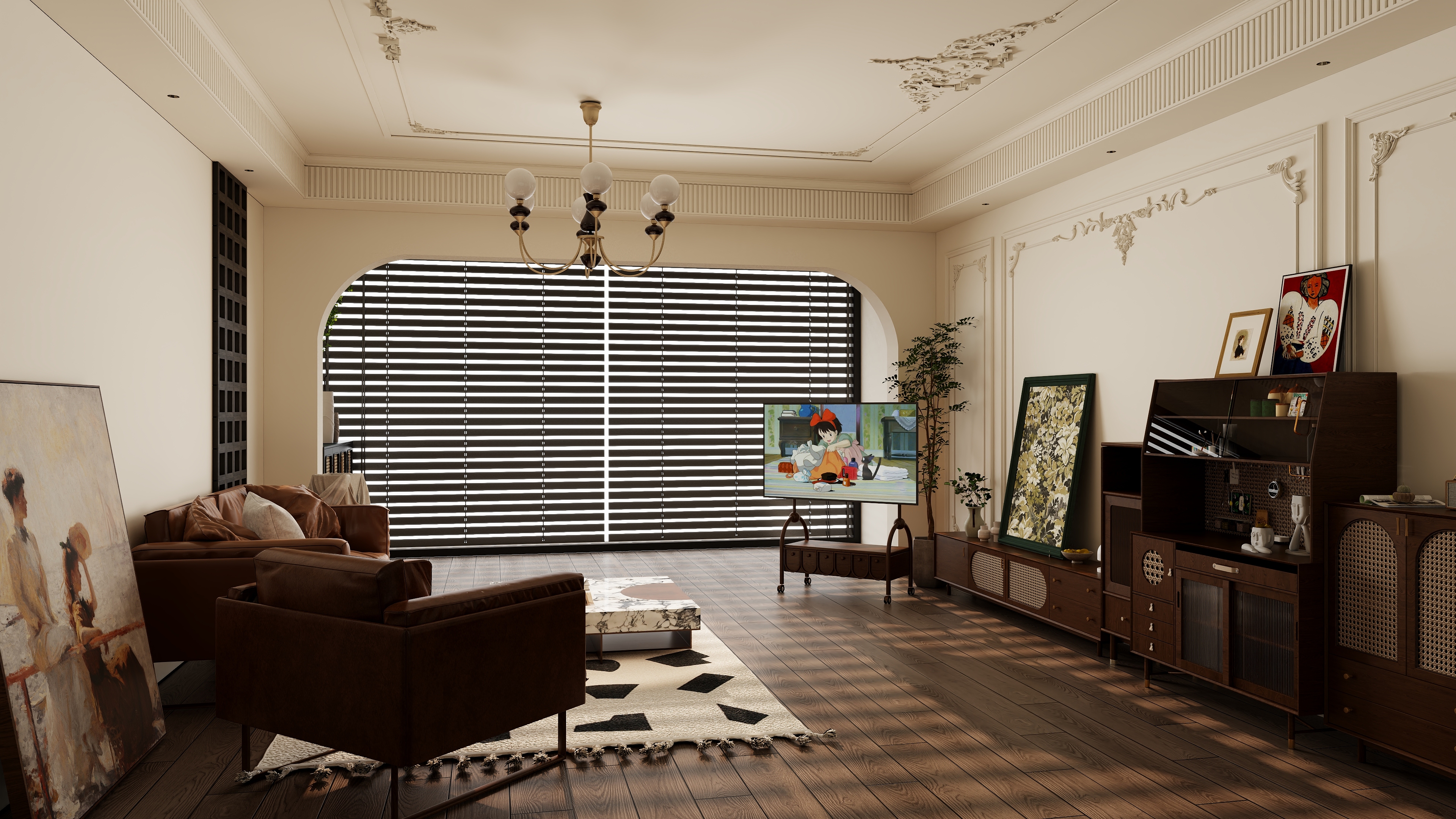 肖邦硬-后现代73㎡-装修设计方案