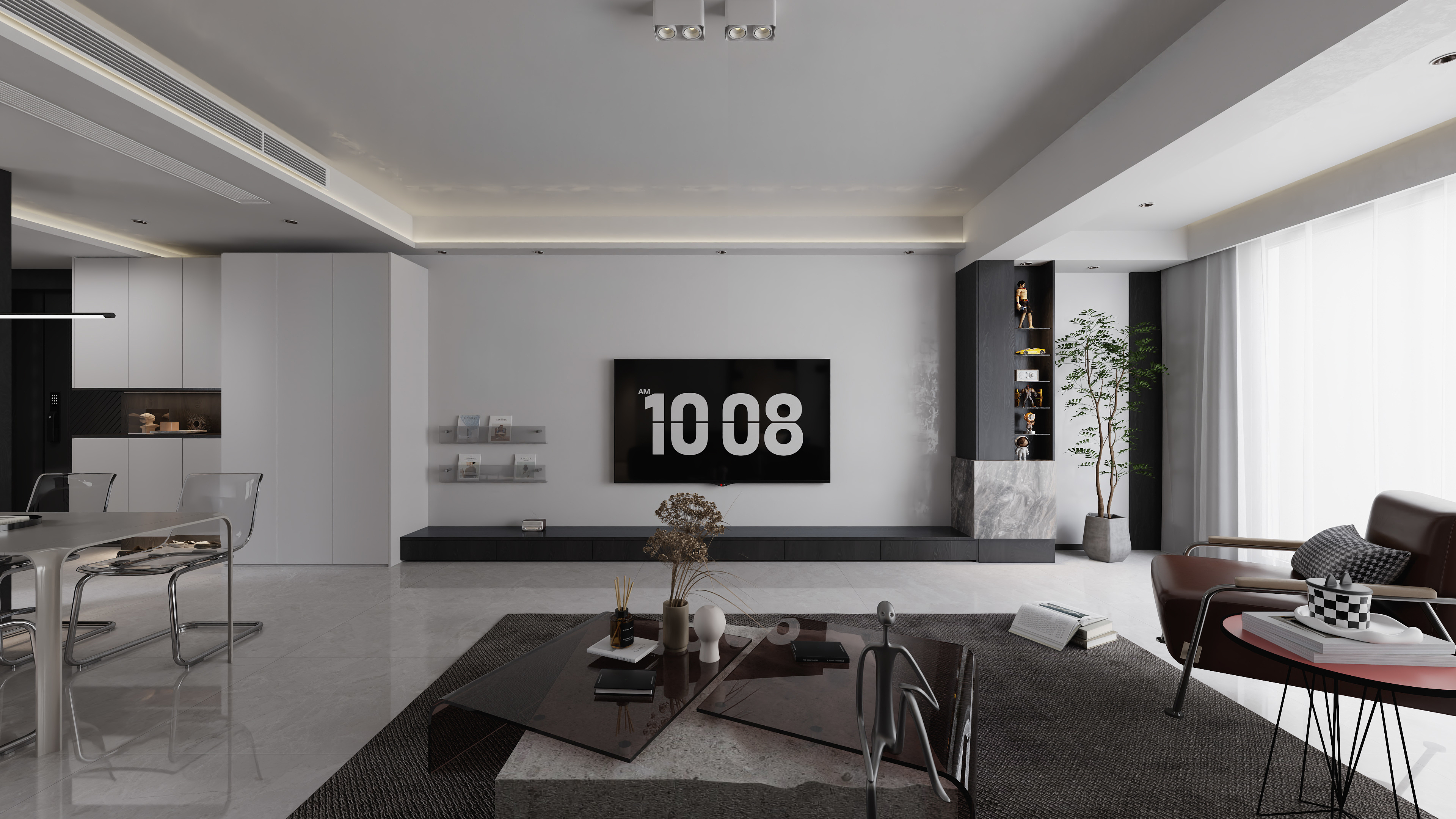 一木设计宇哥-现代黑白灰-装修设计方案