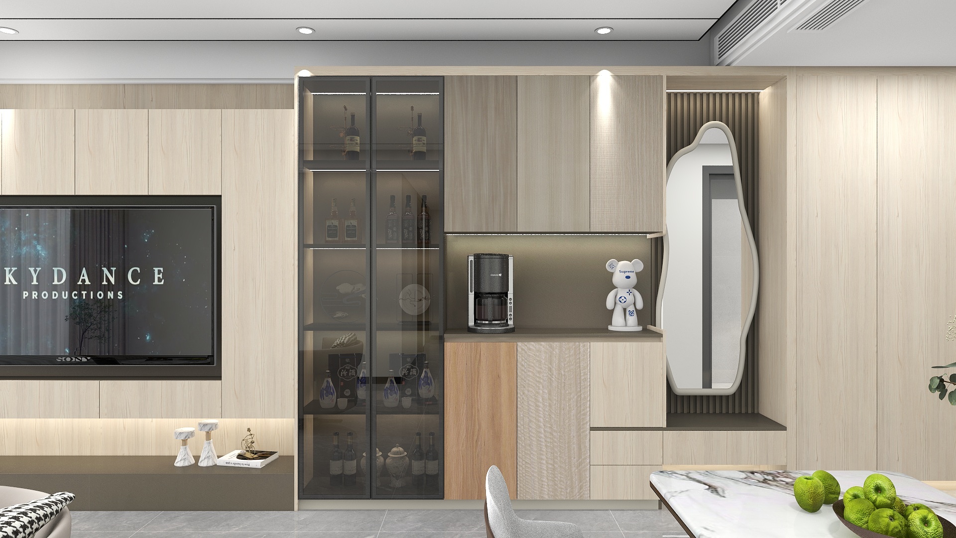 全屋定制MT-深圳万科启城家园3栋B2单元1904房-装修设计方案