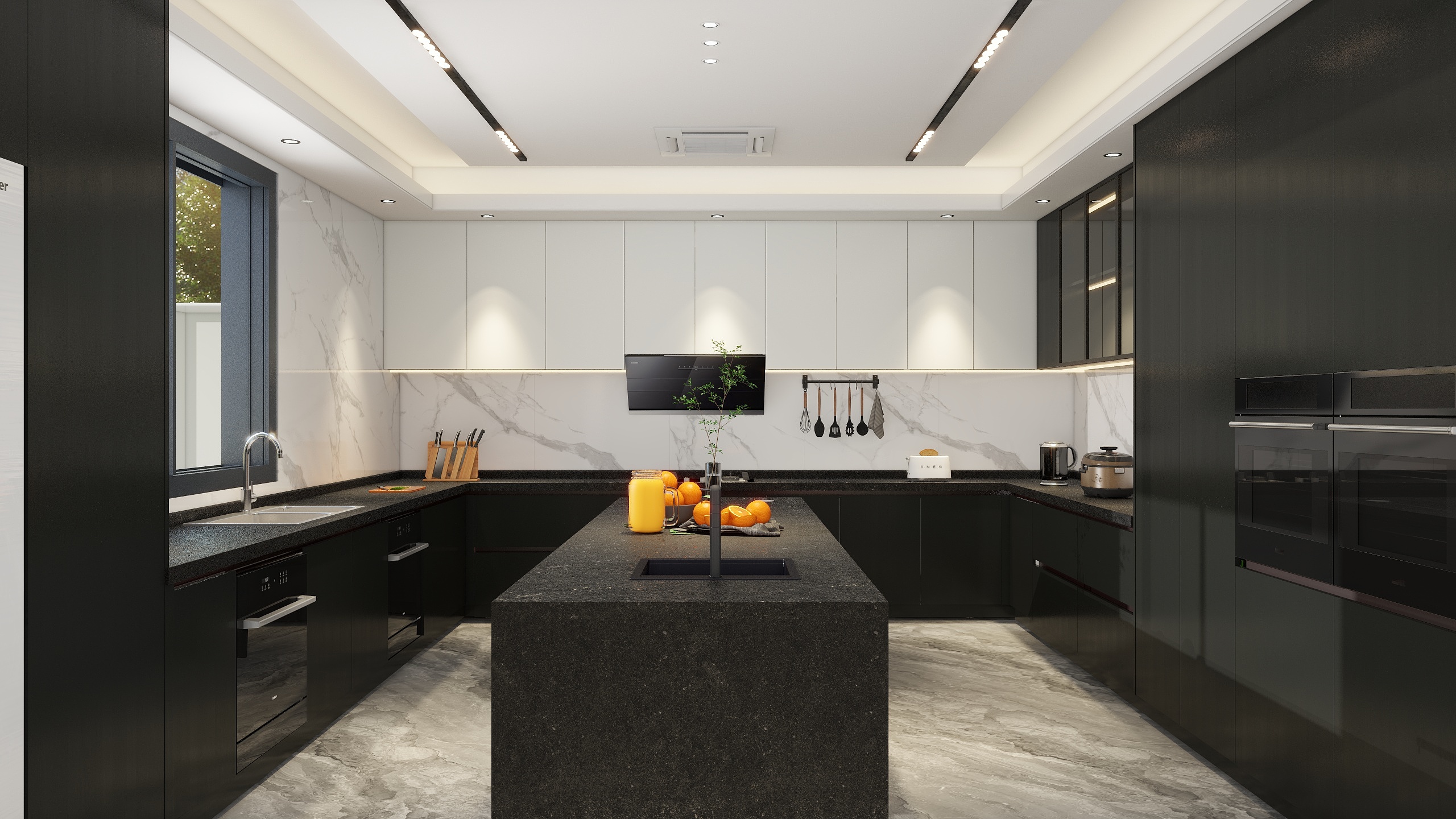 定制家居欧工-南国桃园厨房方案1-装修设计方案