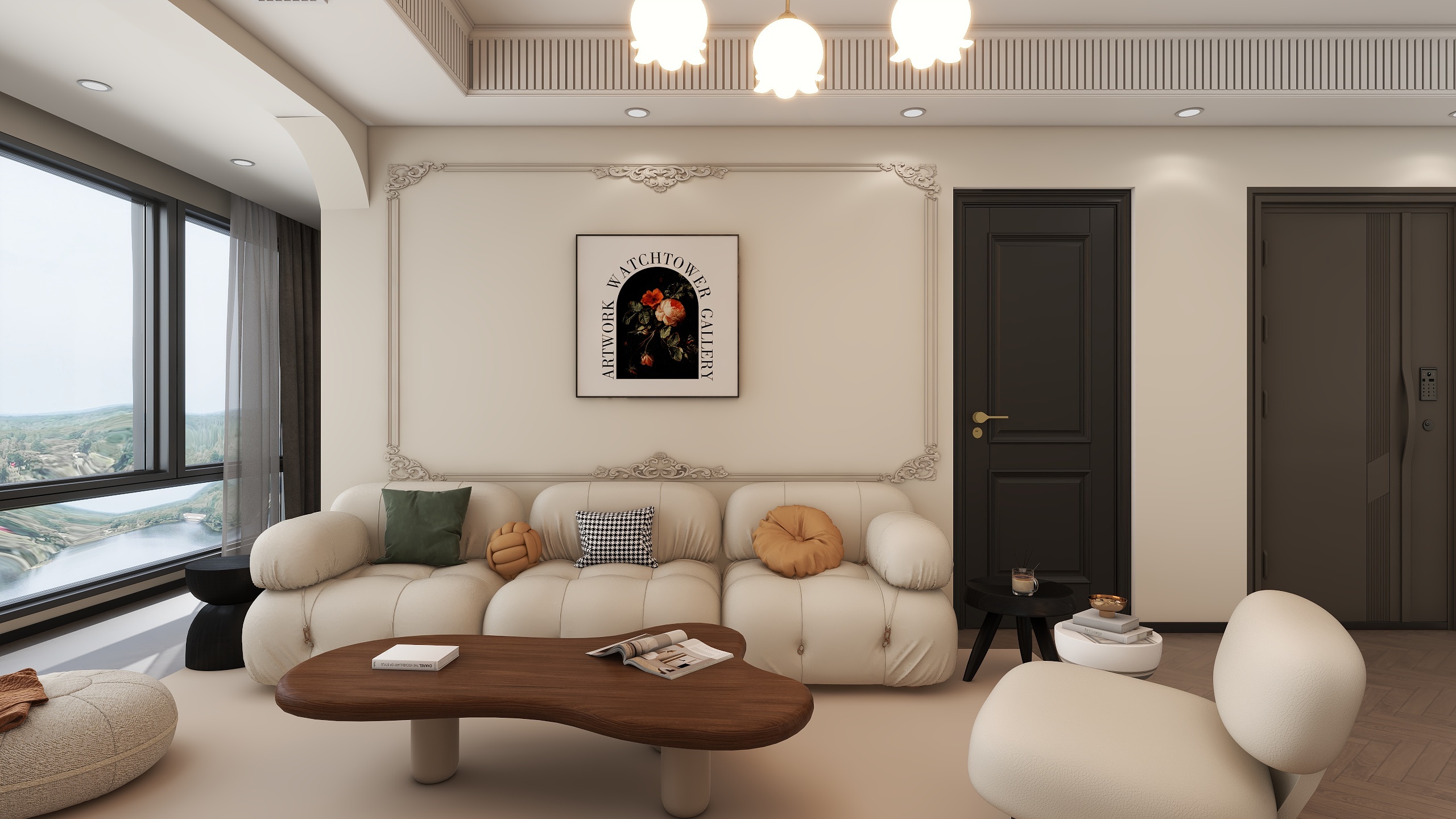 babygirltwo-吾悦华府124㎡1室-装修设计方案